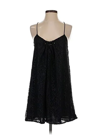 Pre-owned Zara Basic Cocktail Dress In Black