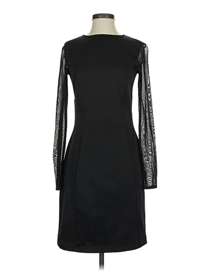 Pre-owned Zara Basic Cocktail Dress In Black