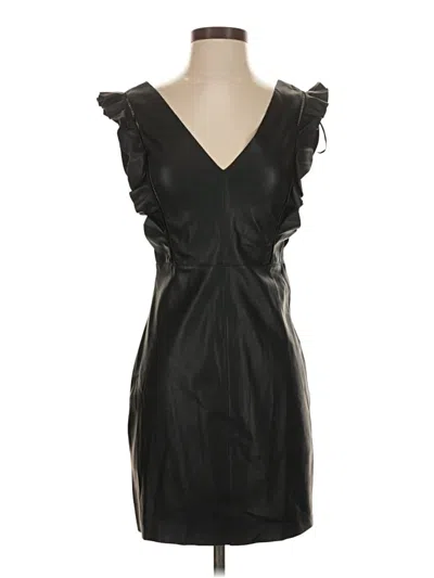 Pre-owned Zara Basic Cocktail Dress In Black