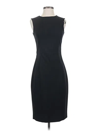 Pre-owned Zara Basic Cocktail Dress In Black