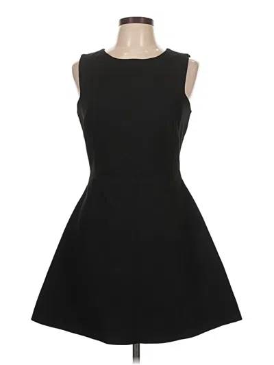 Pre-owned Zara Basic Cocktail Dress In Black