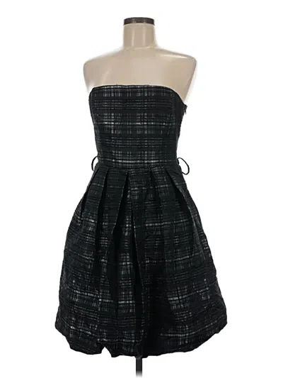 Pre-owned Zara Basic Cocktail Dress In Black