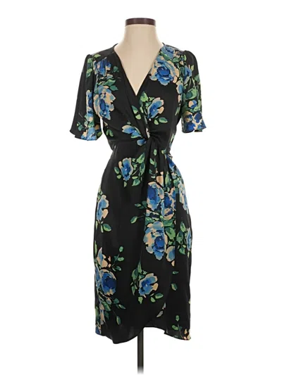 Pre-owned Zara Basic Cocktail Dress In Black