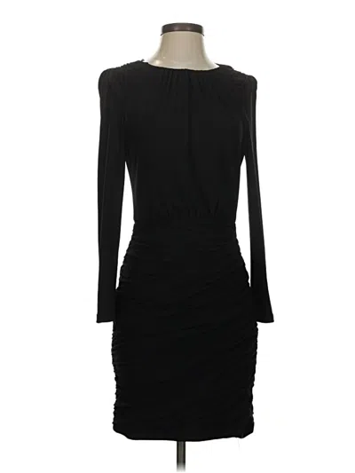 Pre-owned Zara Basic Cocktail Dress In Black