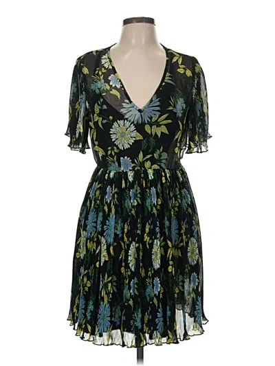 Pre-owned Zara Basic Cocktail Dress In Black