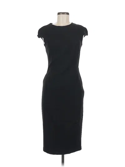 Pre-owned Zara Basic Cocktail Dress In Black