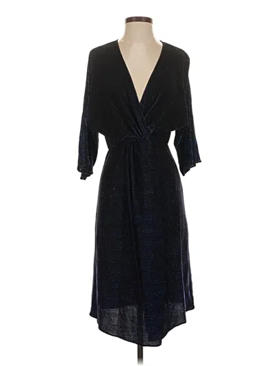 Pre-owned Zara Basic Cocktail Dress In Black