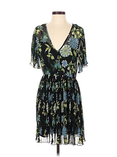 Pre-owned Zara Basic Cocktail Dress In Black