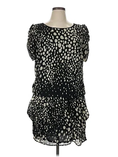 Pre-owned Zara Basic Cocktail Dress In Black