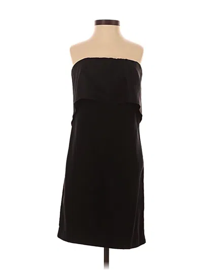 Pre-owned Zara Basic Cocktail Dress In Black