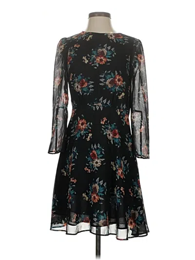 Pre-owned Zara Basic Cocktail Dress In Black