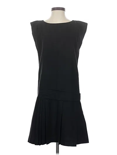 Pre-owned Zara Basic Cocktail Dress In Black