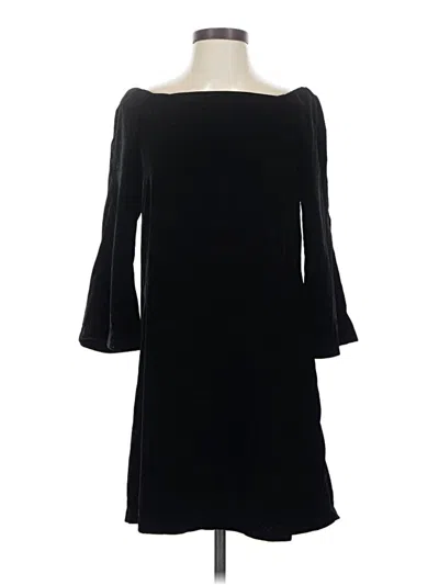 Pre-owned Zara Basic Cocktail Dress In Black