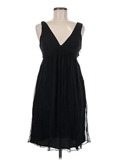 Pre-owned Zara Basic Cocktail Dress In Black