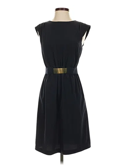 Pre-owned Zara Basic Cocktail Dress In Black