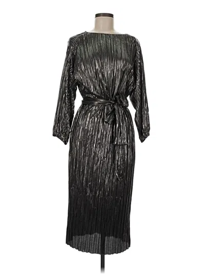 Pre-owned Zara Basic Cocktail Dress In Black