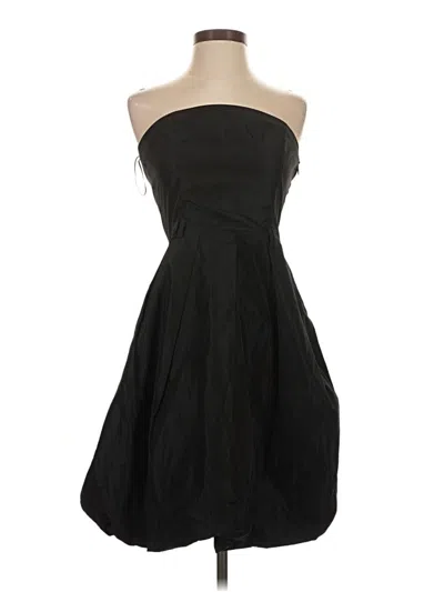 Pre-owned Zara Basic Cocktail Dress In Black