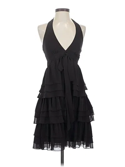 Pre-owned Zara Basic Cocktail Dress In Black