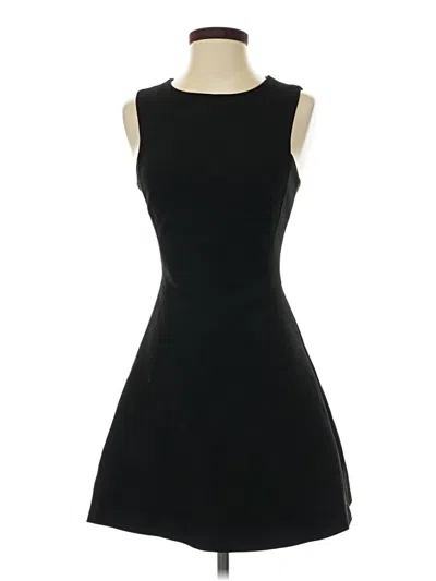 Pre-owned Zara Basic Cocktail Dress In Black