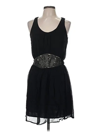 Pre-owned Zara Basic Cocktail Dress In Black