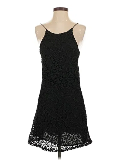 Pre-owned Zara Basic Cocktail Dress In Black