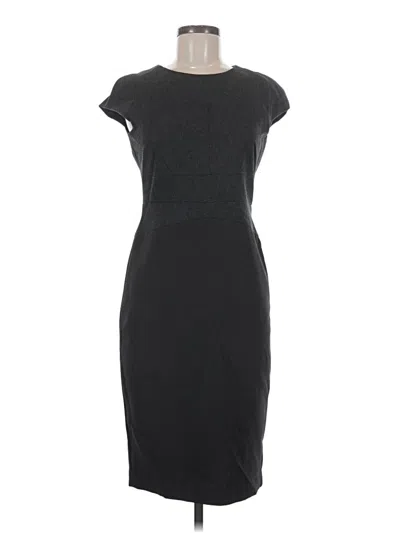 Pre-owned Zara Basic Cocktail Dress In Black