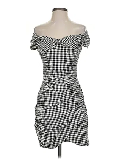 Pre-owned Zara Basic Cocktail Dress In Black
