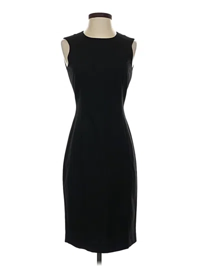 Pre-owned Zara Basic Cocktail Dress In Black