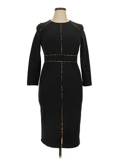 Pre-owned Zara Basic Cocktail Dress In Black