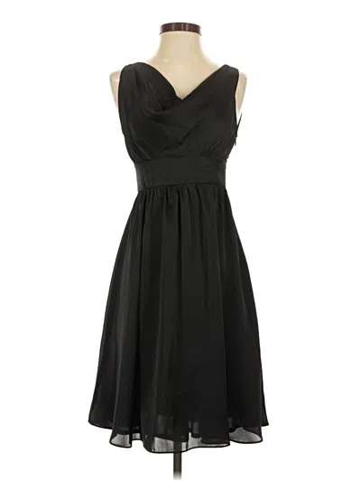 Pre-owned Zara Basic Cocktail Dress In Black