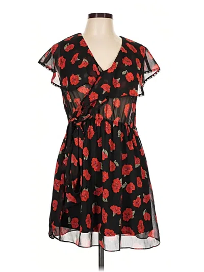 Pre-owned Zara Basic Cocktail Dress In Black