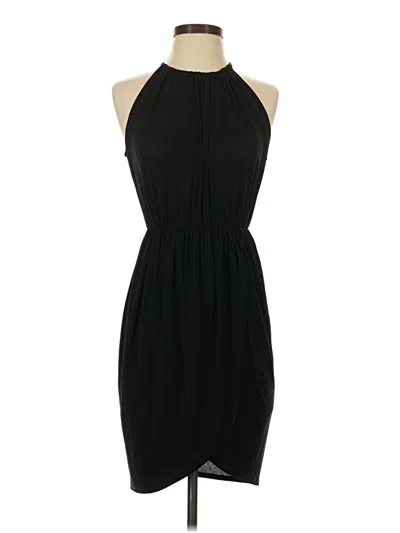 Pre-owned Zara Basic Cocktail Dress In Black