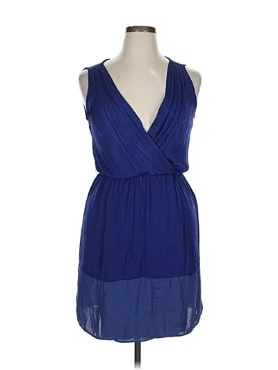 Pre-owned Zara Basic Cocktail Dress In Blue