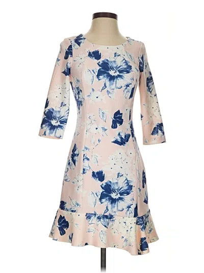 Pre-owned Zara Basic Cocktail Dress In Blue