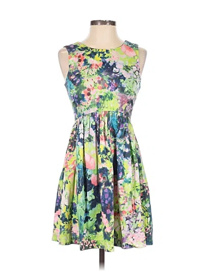 Pre-owned Zara Basic Cocktail Dress In Blue