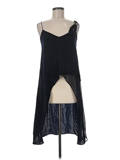 Pre-owned Zara Basic Cocktail Dress In Blue