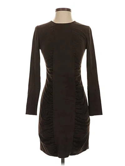 Pre-owned Zara Basic Cocktail Dress In Brown