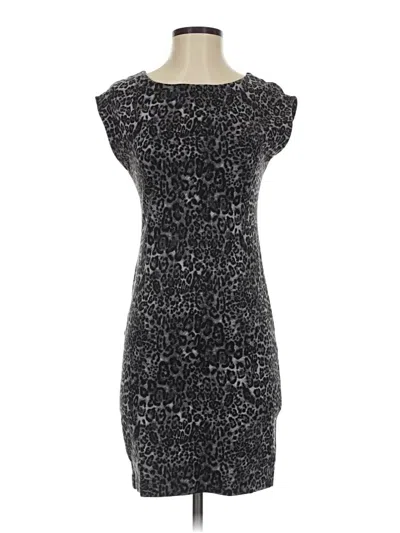 Pre-owned Zara Basic Cocktail Dress In Gray