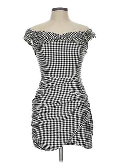 Pre-owned Zara Basic Cocktail Dress In Gray