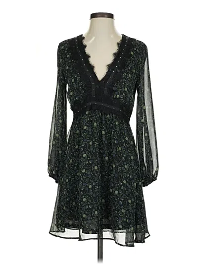 Pre-owned Zara Basic Cocktail Dress In Green