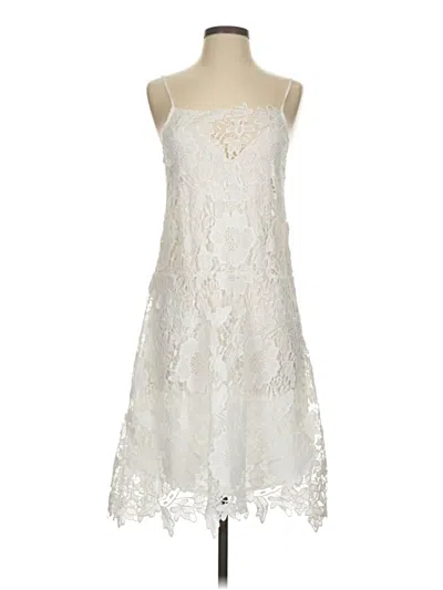 Pre-owned Zara Basic Cocktail Dress In Ivory