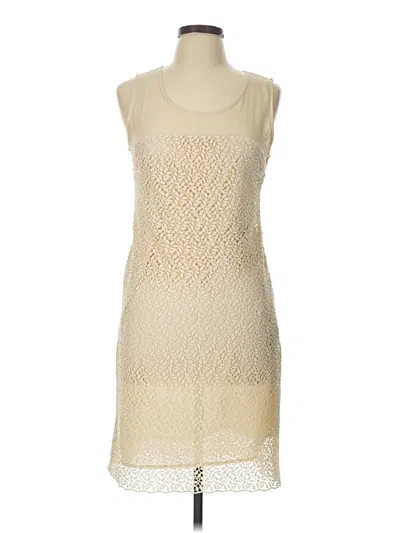 Pre-owned Zara Basic Cocktail Dress In Ivory