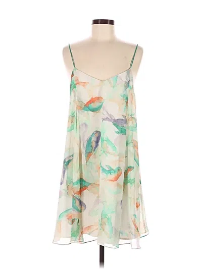 Pre-owned Zara Basic Cocktail Dress In Ivory
