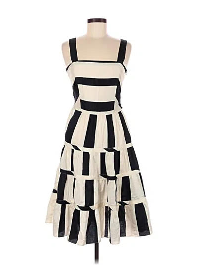 Pre-owned Zara Basic Cocktail Dress In Ivory