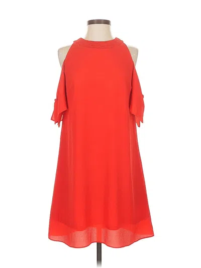 Pre-owned Zara Basic Cocktail Dress In Orange