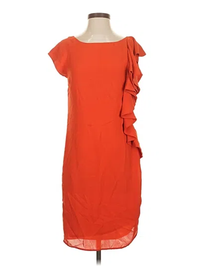 Pre-owned Zara Basic Cocktail Dress In Orange