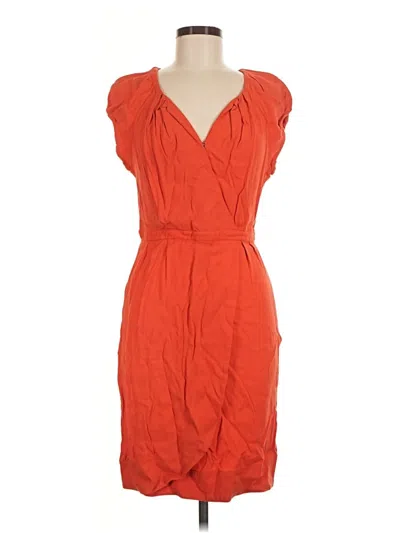 Pre-owned Zara Basic Cocktail Dress In Orange