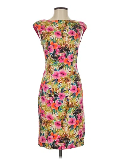 Pre-owned Zara Basic Cocktail Dress In Pink