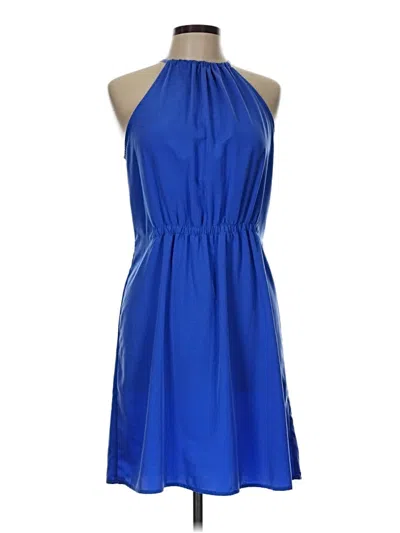 Pre-owned Zara Basic Cocktail Dress In Purple