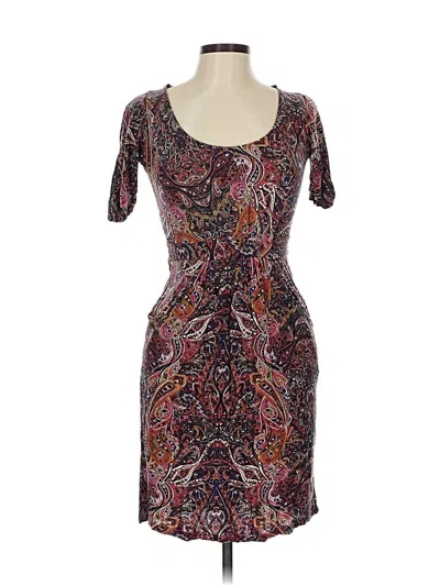 Pre-owned Zara Basic Cocktail Dress In Purple